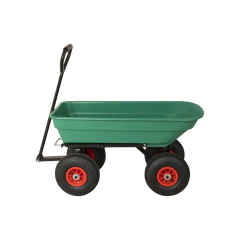 Bolderkar - Tuin-kiepkar kunststof bak 845x475x165mm