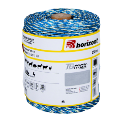 Draad hotSHOCK W9-R wit/blauw 200m