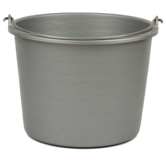 Emmer kunststof grijs 20L