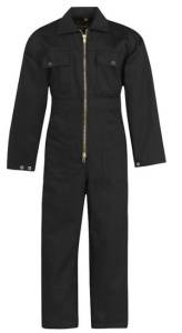 Kinderrallyoverall katoen- Zwart