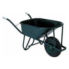 Kruiwagen Fort 80L gelakt dubbele bodemplaat