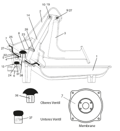 Onderdelen Lister weidepomp L3