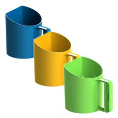 Meelschep voerschep 1kg (bekermodel)