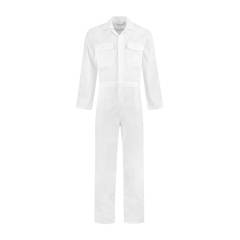 Overall Polyester/ Katoen wit