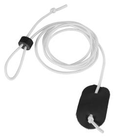 Staartbinders NYLON elastisch. à 10st