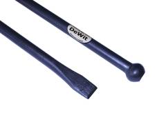 Stootijzer 1400 x 28mm knop en beitel, *deWit*