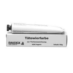 Tatoeƫerpasta Raidex zwart 60 gr