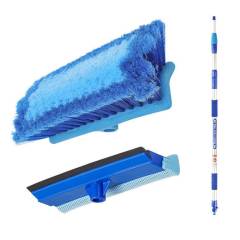 Telescopische Wasborstelset 3mtr incl. spons/trekker