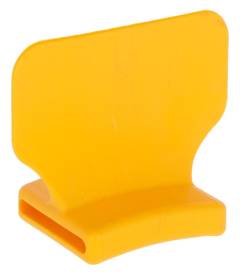 Topnummer geel, blanco 208430, 25 stuks