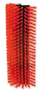 Halfronde koeborstel | veeborstel | rood