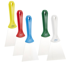 Vikan Handschraper Breed RVS