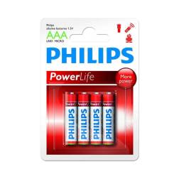 Philips Powerlife LR03 batterij (AAA) 1.5V 4st