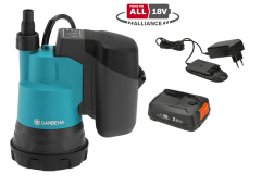 Accu dompelpomp 2000/2 Clear 18V P4A set Gardena