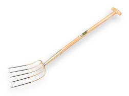 Mestvork Offner 5-tands brons met Atlas-steel 90cm
