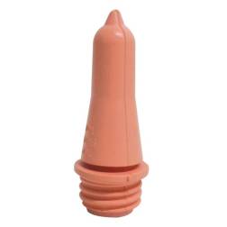 Kalverspeen Peach Teat roze schroef