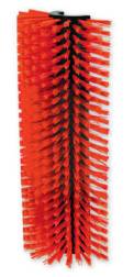 Halfronde koeborstel | veeborstel | rood