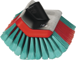 Vikan autowasborstel zacht/split met watertoevoer