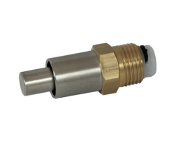 Brijbaknippel ½" RVS, messing