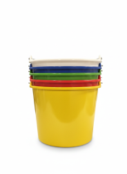 Gekleurde emmer 12L