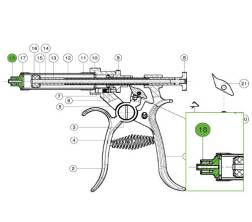 Roux Aansluitdeel schroefnaald 30/50 ml
