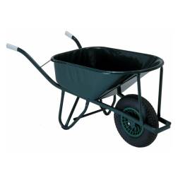 Kruiwagen Fort 80L gelakt dubbele bodemplaat