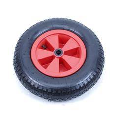 Skelterwiel/kruiwagen 4 x 8.2ply band knstvelg + binnenband 