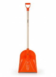 Graanschop/Sneeuwschop oranje kunststof + D-steel