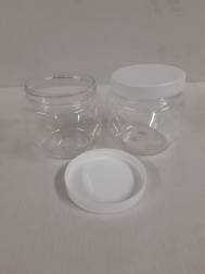 Pet pot 250ml inclusief deksel