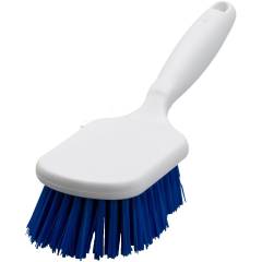 Hygiene handborstel korte steel 25 cm blauw