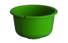Inzetbak / voederschaal kunststof, groen 8L.
