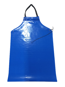 Melkschort blauw PE-gecoat