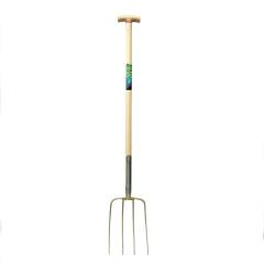 Mestvork 4 tands vaste veer steel 100cm