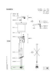 Pakkingring JDI024VF Dosatron D25RE5