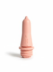 Kalverspeen Peach Teat roze schroef