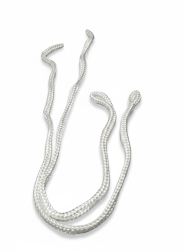 Verlostouwtjes -MM- nylon, wit
