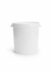 Emmer kunststof wit 33L