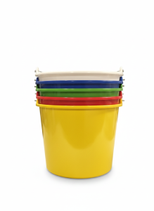 Gekleurde emmer 12L