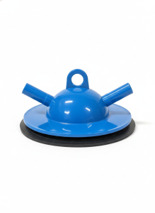 Melkemmerdeksel licht blauw incl. ring