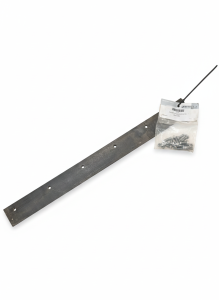 Mestschuif rubber 55 cm canvas-versterkt met RVS bouten/moeren