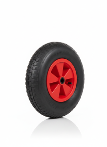 Skelterwiel/kruiwagen 4 x 8.2ply band knstvelg + binnenband 