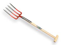 Spitvork 4-tands met dubbele veren en Atlas steel 90cm
