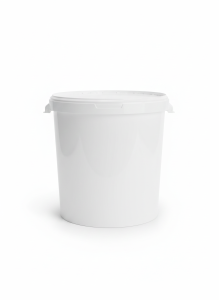 Emmer kunststof wit 33L
